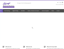 Tablet Screenshot of chicagobusinessmachines.com